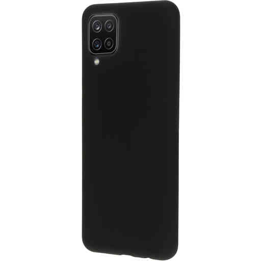 Mobiparts Silicone Cover Samsung Galaxy A12 (2021) Black