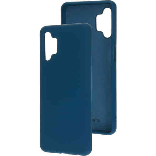 Mobiparts Silicone Cover Samsung Galaxy A32 (2021) 5G Blueberry Blue