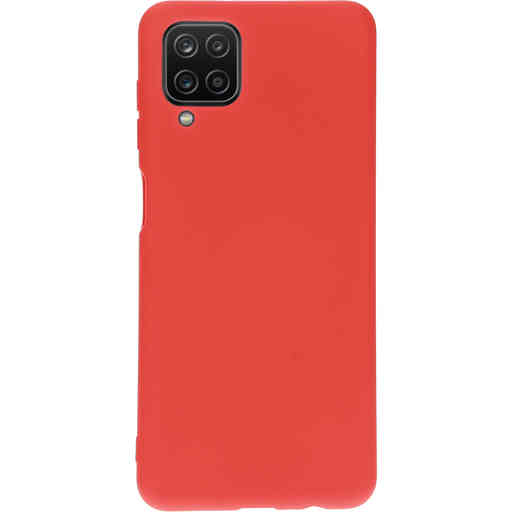 Mobiparts Silicone Cover Samsung Galaxy A12 (2021) Scarlet Red