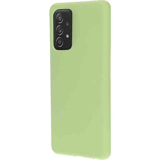 Mobiparts Silicone Cover Samsung Galaxy A52 4G/5G/A52s 5G (2021) Pistache Green