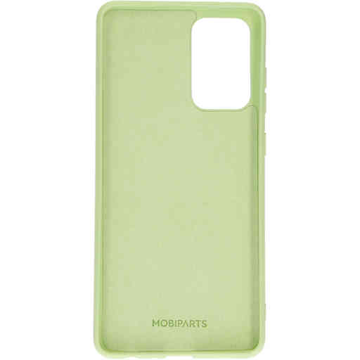 Mobiparts Silicone Cover Samsung Galaxy A72 (2021) 4G/5G Pistache Green