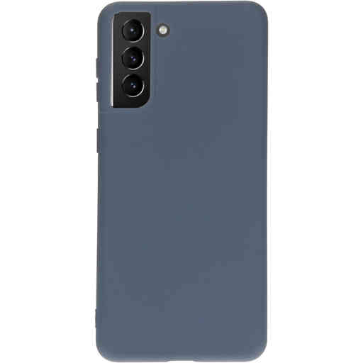 Mobiparts Silicone Cover Samsung Galaxy S21 Plus Royal Grey