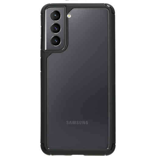 Mobiparts Rugged Clear Case Samsung Galaxy S21 Black