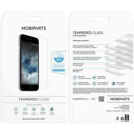 Mobiparts Regular Tempered Glass Samsung Galaxy A72 (2021)