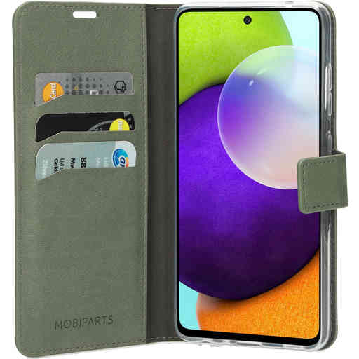 Mobiparts Classic Wallet Case Samsung Galaxy A52 4G/5G/A52s 5G (2021) Stone Green