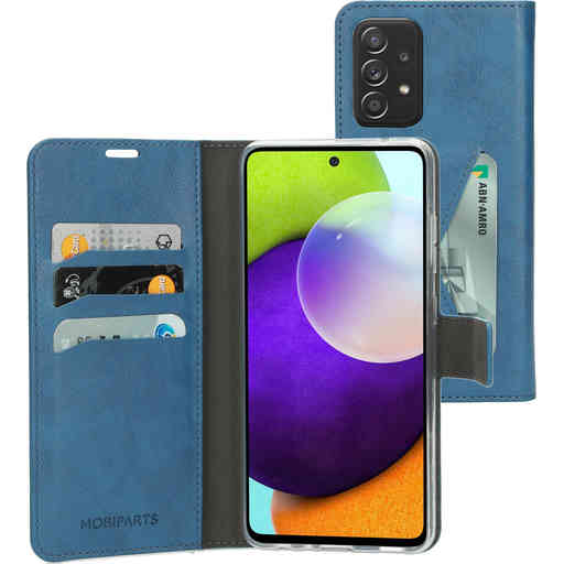 Mobiparts Classic Wallet Case Samsung Galaxy A52 4G/5G/A52s 5G (2021) Steel Blue