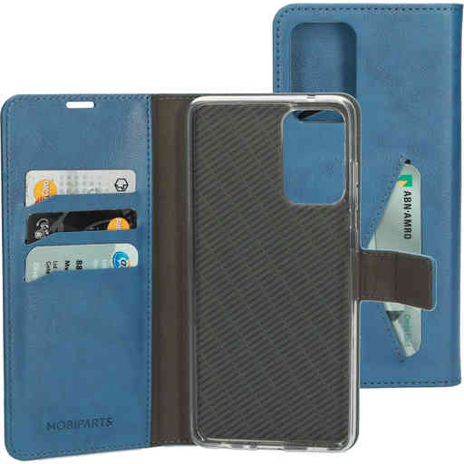 Mobiparts Classic Wallet Case Samsung Galaxy A72 (2021) 4G/5G Steel Blue