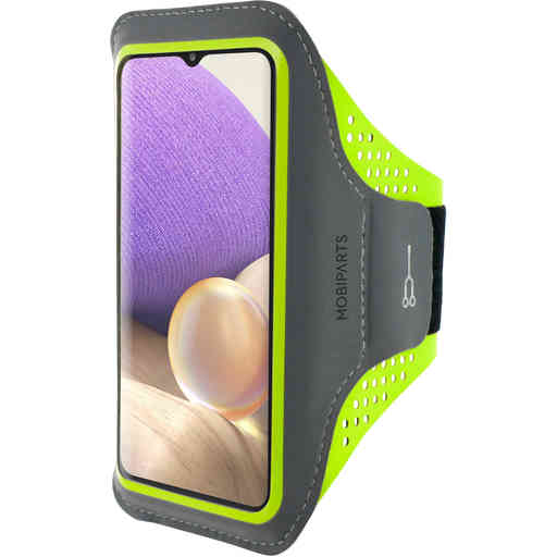 Mobiparts Comfort Fit Sport Armband Samsung Galaxy A32(2021)  5G Neon Green