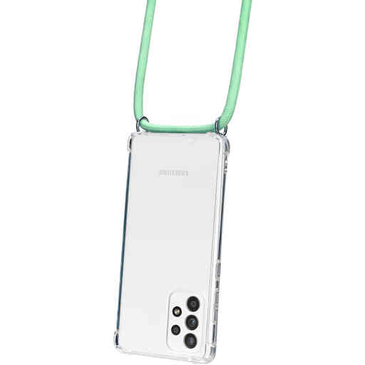 Mobiparts Lanyard Case Samsung Galaxy A52 4G/5G/A52s 5G (2021) Green Cord