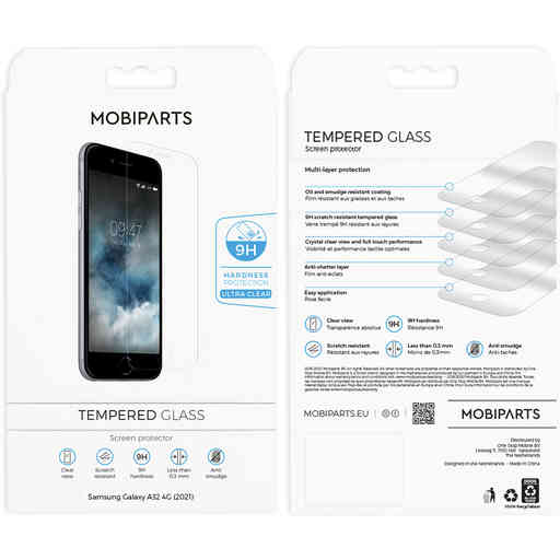 Mobiparts Regular Tempered Glass Samsung Galaxy A32 4G (2021)