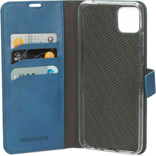 Mobiparts Classic Wallet Case Samsung Galaxy A22 5G (2021) Steel Blue