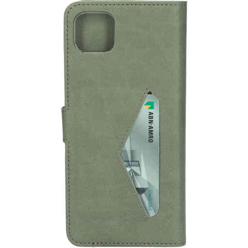 Mobiparts Classic Wallet Case Samsung Galaxy A22 5G (2021) Stone Green