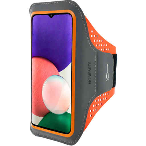 Mobiparts Comfort Fit Sport Armband Samsung Galaxy A22 5G (2021) Neon Orange