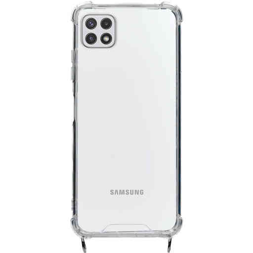 Mobiparts Lanyard Case Samsung Galaxy A22 5G (2021) Black Cord