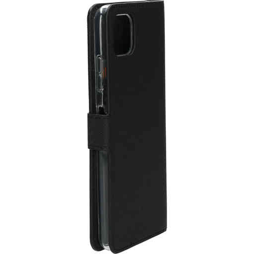 Mobiparts Saffiano Wallet Case Samsung Galaxy A22 5G (2021) Black