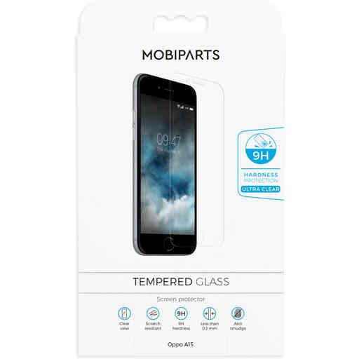 Mobiparts Regular Tempered Glass Oppo A15