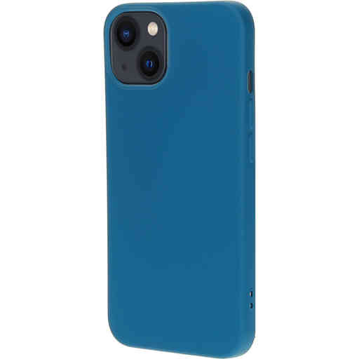 Mobiparts Silicone Cover Apple iPhone 13 Blueberry Blue