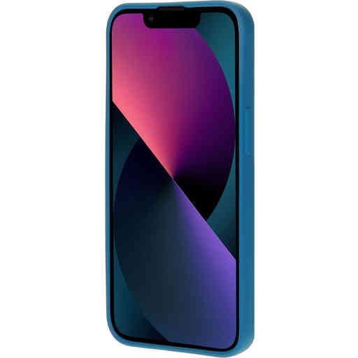 Mobiparts Silicone Cover Apple iPhone 13 Blueberry Blue