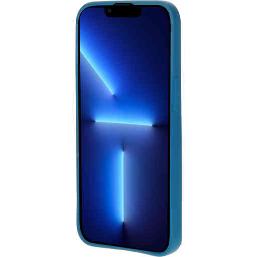 Mobiparts Silicone Cover Apple iPhone 13 Pro Blueberry Blue