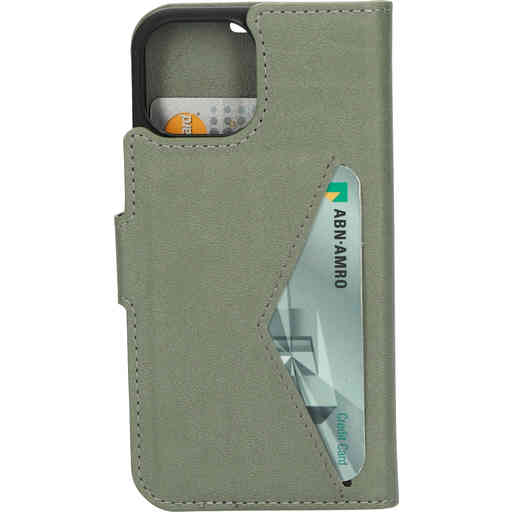 Mobiparts Classic Wallet Case Apple iPhone 13 Mini Stone Green