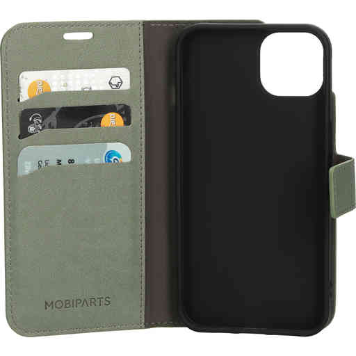 Mobiparts Classic Wallet Case Apple iPhone 13 Stone Green