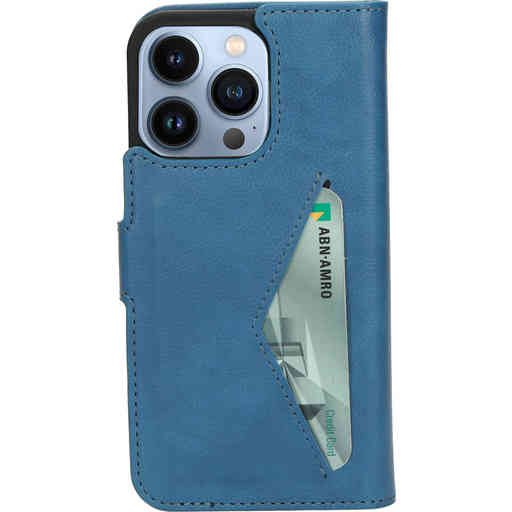Mobiparts Classic Wallet Case Apple iPhone 13 Pro Steel Blue