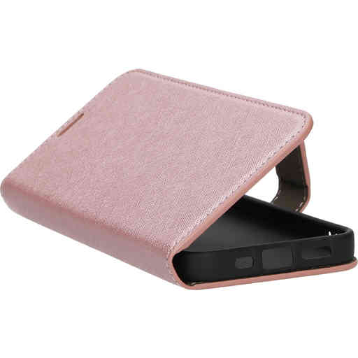 Mobiparts Saffiano Wallet Case Apple iPhone 13 Pro Pink