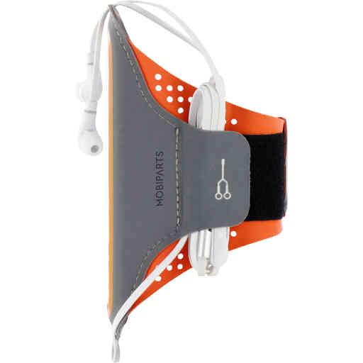 Mobiparts Comfort Fit Sport Armband Apple iPhone 13 Mini Neon Orange