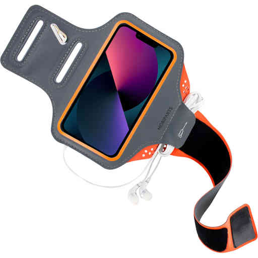 Mobiparts Comfort Fit Sport Armband Apple iPhone 13 Neon Orange