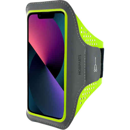 Mobiparts Comfort Fit Sport Armband Apple iPhone 13 Pro Neon Green