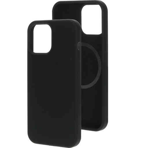 Mobiparts Silicone Cover Apple iPhone 13 Pro Max Black (Magsafe Compatible)