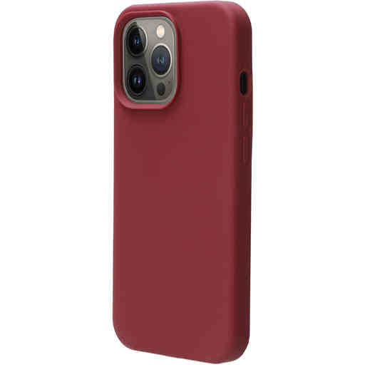 Mobiparts Silicone Cover Apple iPhone 13 Pro Plum Red