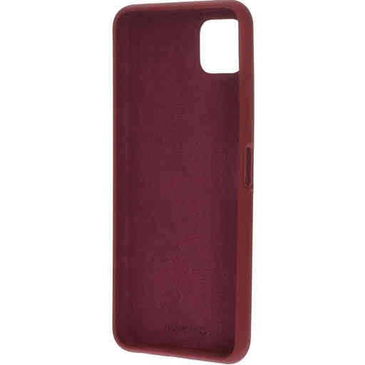 Mobiparts Silicone Cover Samsung Galaxy A22 5G (2021) Plum Red