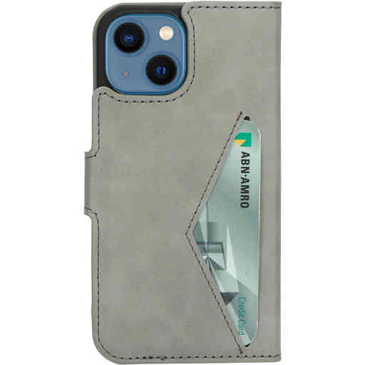 Mobiparts Classic Wallet Case Apple iPhone 13 Mini Granite Grey