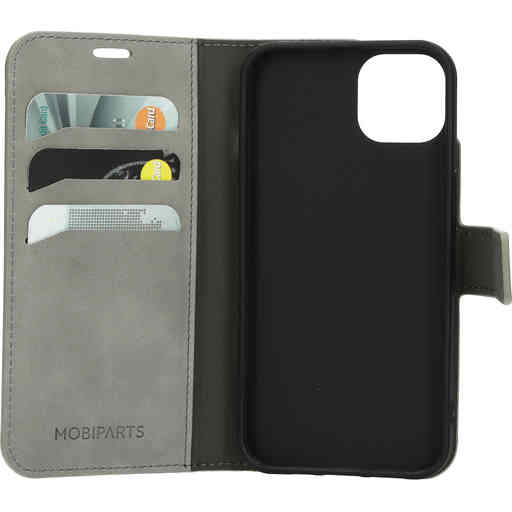 Mobiparts Classic Wallet Case Apple iPhone 13 Granite Grey