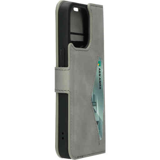 Mobiparts Classic Wallet Case Apple iPhone 13 Pro Granite Grey