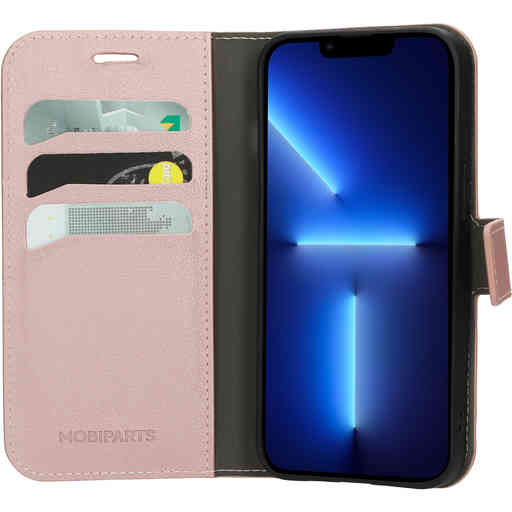 Mobiparts Classic Wallet Case Apple iPhone 13 Pro Pink