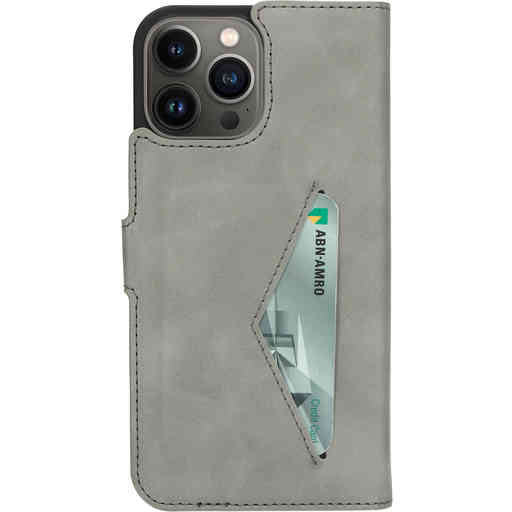 Mobiparts Classic Wallet Case Apple iPhone 13 Pro Max Granite Grey