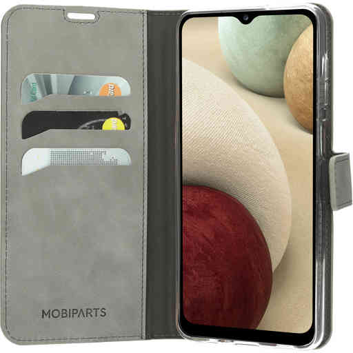 Mobiparts Classic Wallet Case Samsung Galaxy A12 (2021) Granite Grey