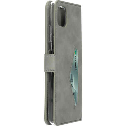 Mobiparts Classic Wallet Case Samsung Galaxy A22 5G (2021) Granite Grey
