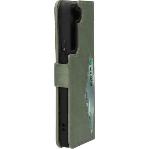 Mobiparts Classic Wallet Case Samsung Galaxy S22 Stone Green