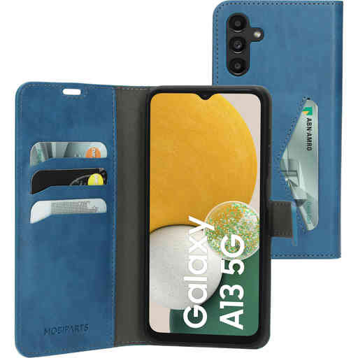 Mobiparts Classic Wallet Case Samsung Galaxy A13 5G (2022) Steel Blue