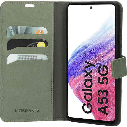 Mobiparts Classic Wallet Case Samsung Galaxy A53 (2022) Stone Green