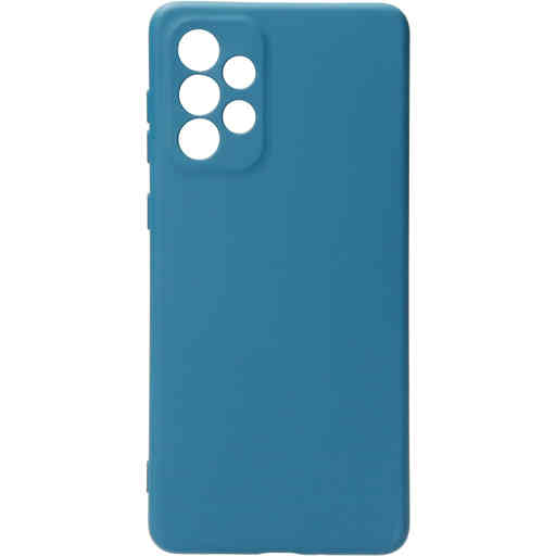 Mobiparts Silicone Cover Samsung Galaxy A73 (2022) Blueberry Blue