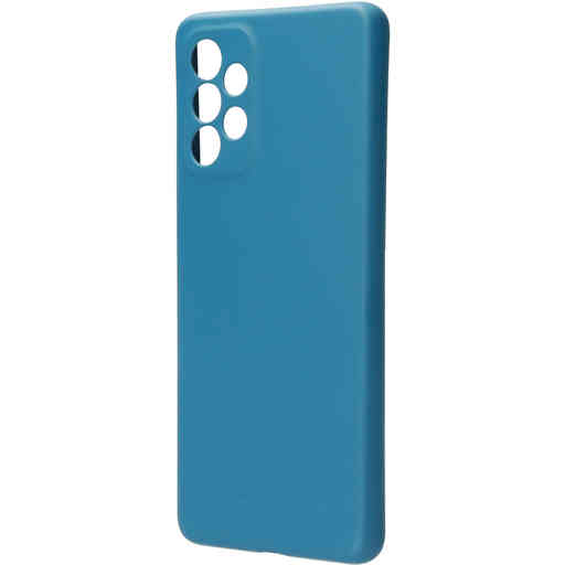 Mobiparts Silicone Cover Samsung Galaxy A73 (2022) Blueberry Blue