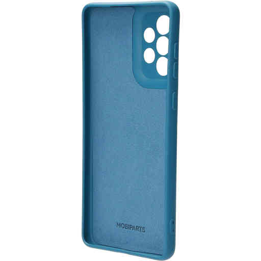 Mobiparts Silicone Cover Samsung Galaxy A73 (2022) Blueberry Blue