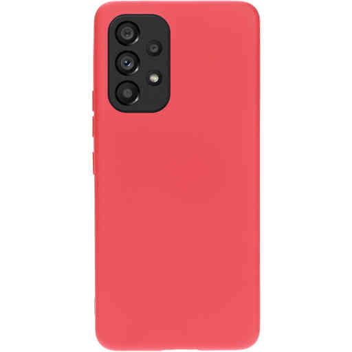 Mobiparts Silicone Cover Samsung Galaxy A53 (2022) Scarlet Red