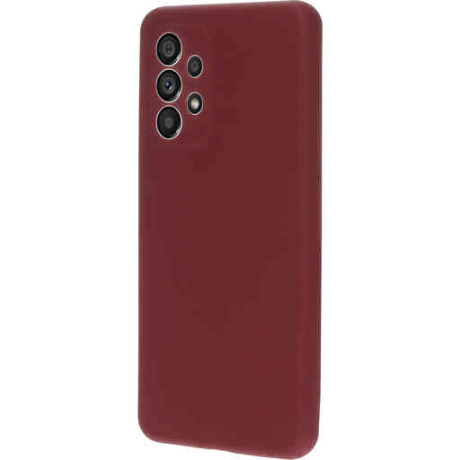 Mobiparts Silicone Cover Samsung Galaxy A53 (2022) Plum Red
