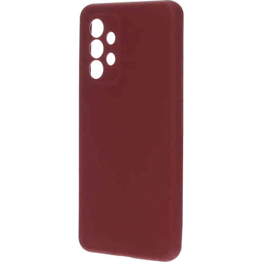 Mobiparts Silicone Cover Samsung Galaxy A53 (2022) Plum Red