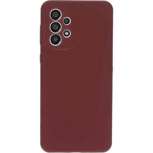 Mobiparts Silicone Cover Samsung Galaxy A33 5G (2022) Plum Red
